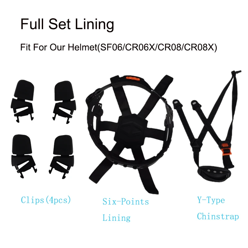 Запасные части для защитного шлема Darlingwell, фитинги для жесткой шляпы, подкладочный ремешок для подбородка, козырек, очки