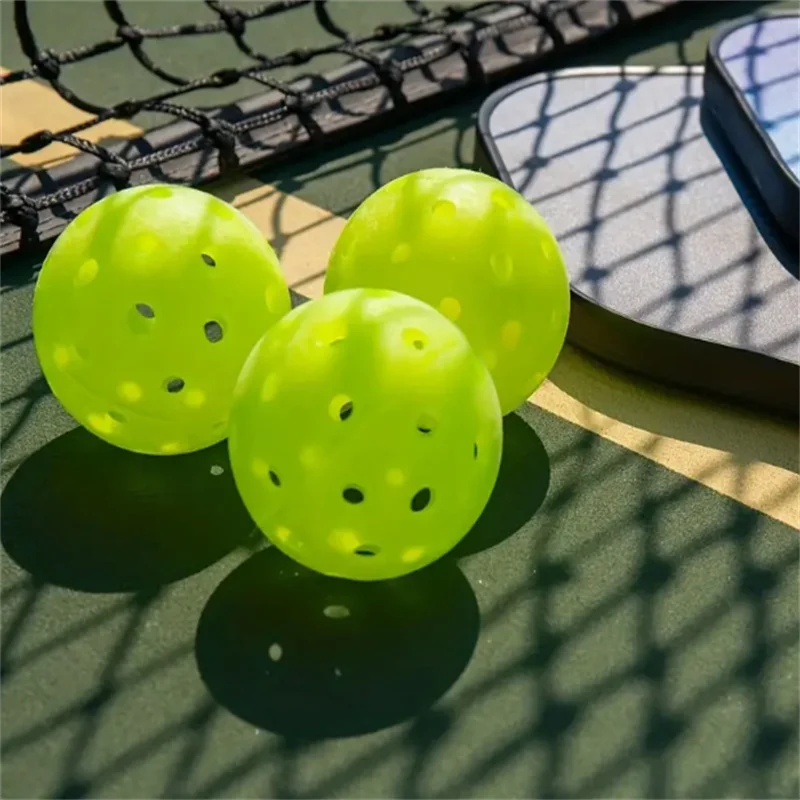

Pickleball 74 мм прочные 40 отверстий уличные 6 шт. пиклебол 26 г уличные для соревнований пиклебол упаковка пиклебола