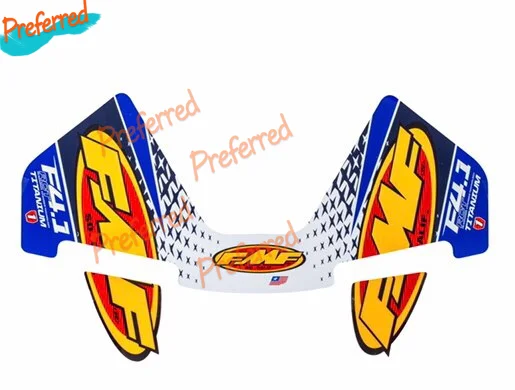 Высококачественные Переводные картинки FMF глушитель и Замена заднего крыла