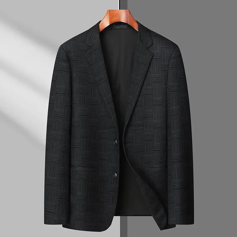 

Костюм куртка для мужчин осень 2023 Новинка корейский стиль для молодежи и среднего возраста модные высококачественные деловые повседневные блейзеры для мужчин