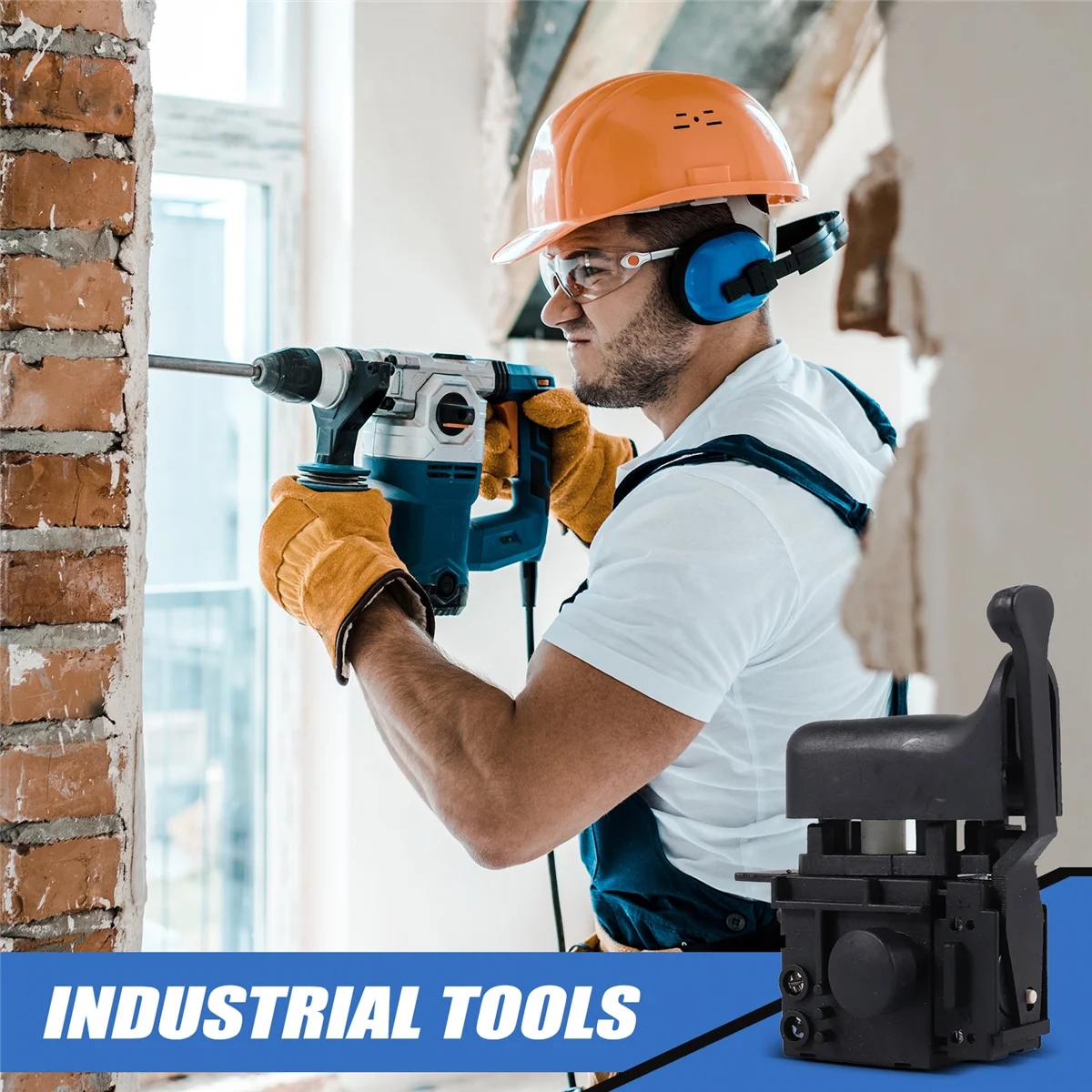 Сменный переключатель для инструмента MAKITA HR2450 HR2020 HR2432 HR2440 HR2450T HR2450A HR2641 HR2475 HR2455