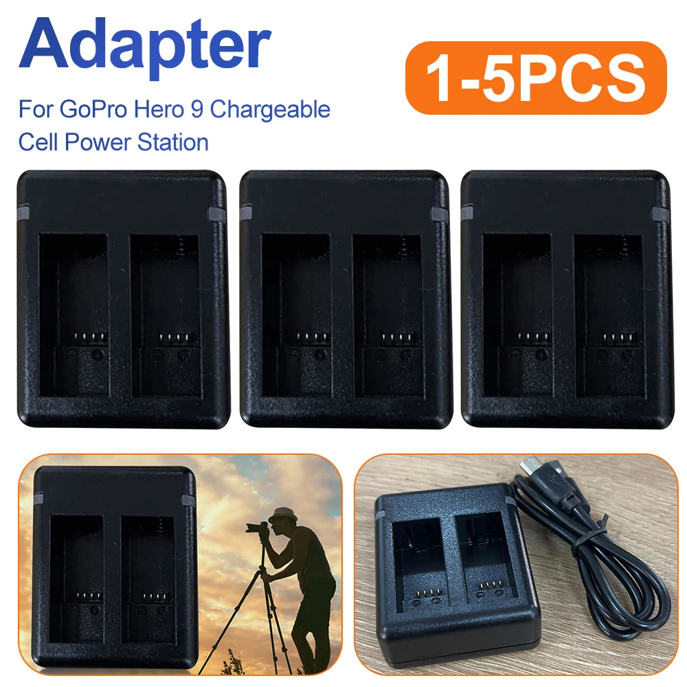 

Пакет Зарядное устройство наружного экскурсии платные двойной Батарея аксессуары для экшн-камеры GoPro Hero 9 ячеек Мощность колыбели станции