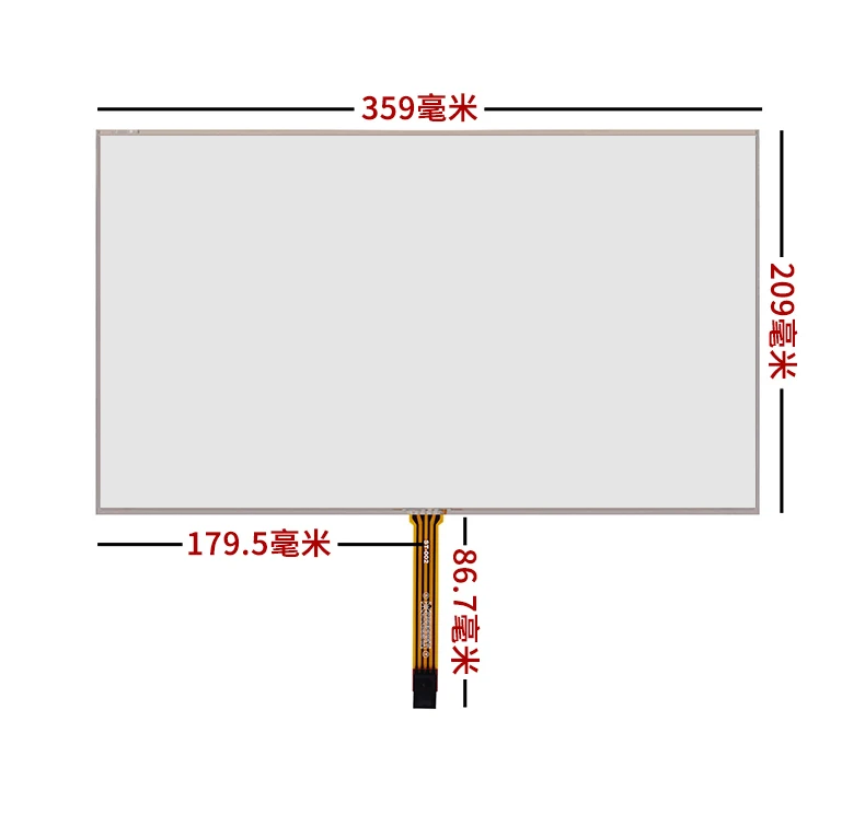 15 6-дюймовый четырёхпроводной сенсорный экран для ноутбука Диагональ экрана 6*359 |