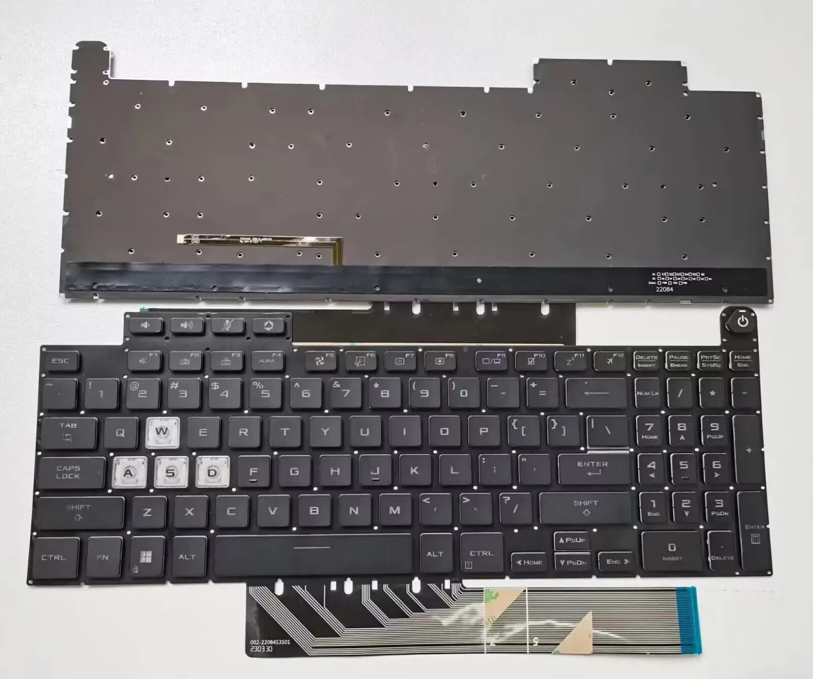 Новый ноутбук для Asus TUF Gaming F15 FX517 FX517ZC FX517ZM FX517ZR FX517ZE клавиатура с подсветкой