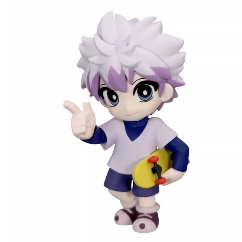 Фото В наличии оригинальный FURYU HUNTER×HUNTER Killua Zoldyck ПВХ 11 см аниме модель персонажа коллекция игрушки подарки №3