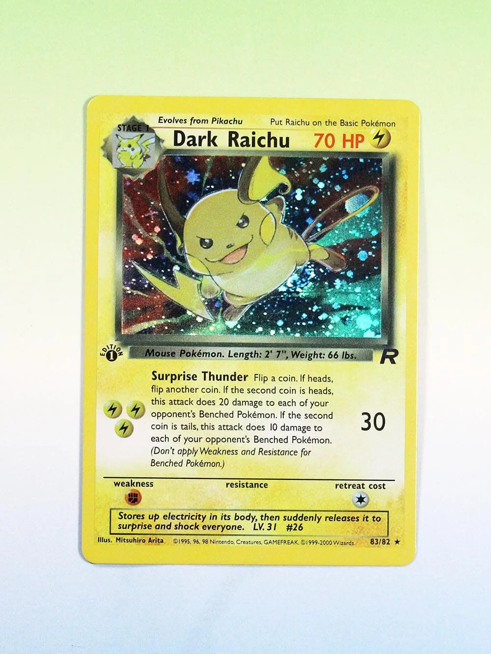Фото PKM Proxy Team Rocket(RO) Team Up(TEU) Vivid Voltage(VIV) Пикачу/Райчу Голографические и Неголографические Редкие Коллекционные Карты, Подарки и Игрушки PTCG №2