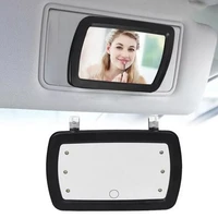 1 pc car sun visor mirror with led lights automobile make up mirror tied to the sun visor car vanity travel accessories