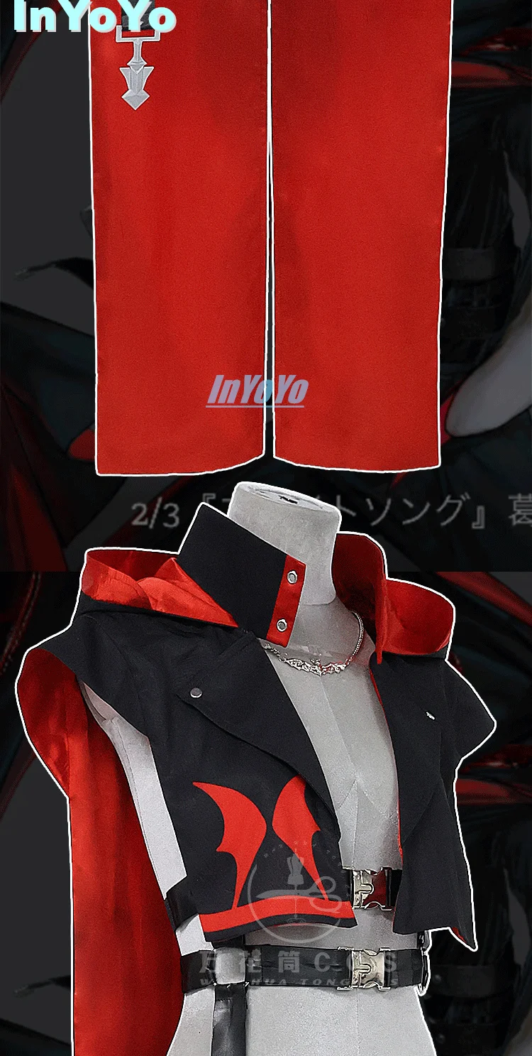 Костюм для косплея InYoYo Kuzuha повседневная униформа Kanae Vtuber Nijisanji knkn плащ ролевых игр