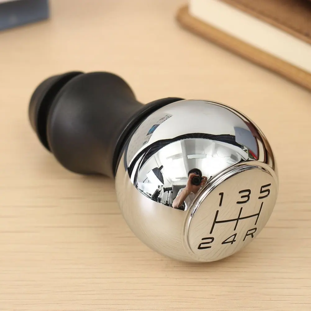 5-скоростная Хромированная ручка переключения передач для Peugeot 106 206 207 306 307 407 408 508