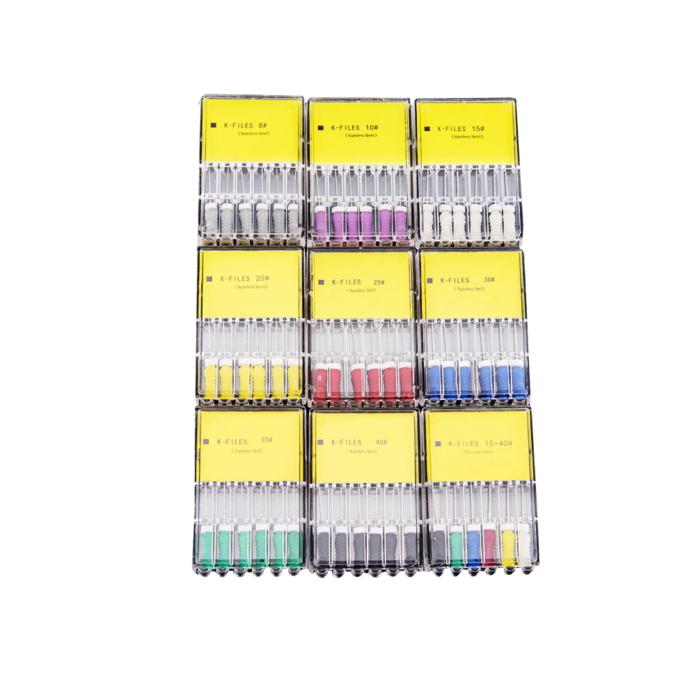 

10pcs Dental Endo Endontics Stainless Steel H File Kit