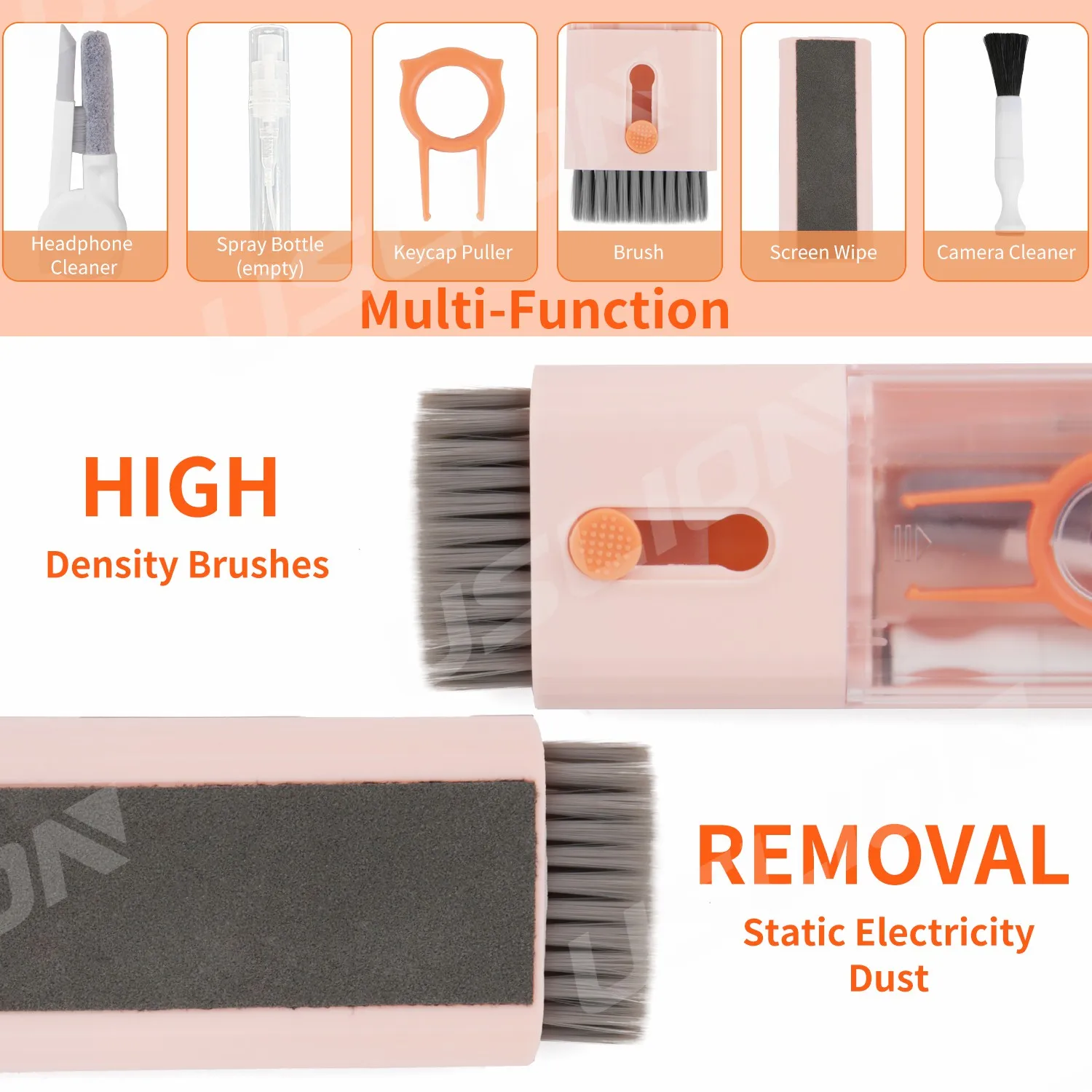 

10-in-1 Cleaning Kit Computer Keyboard Cleaner Brush Earphones Cleaning Pen For AirPods Tablet Cleaning Tools Keycap Puller Set