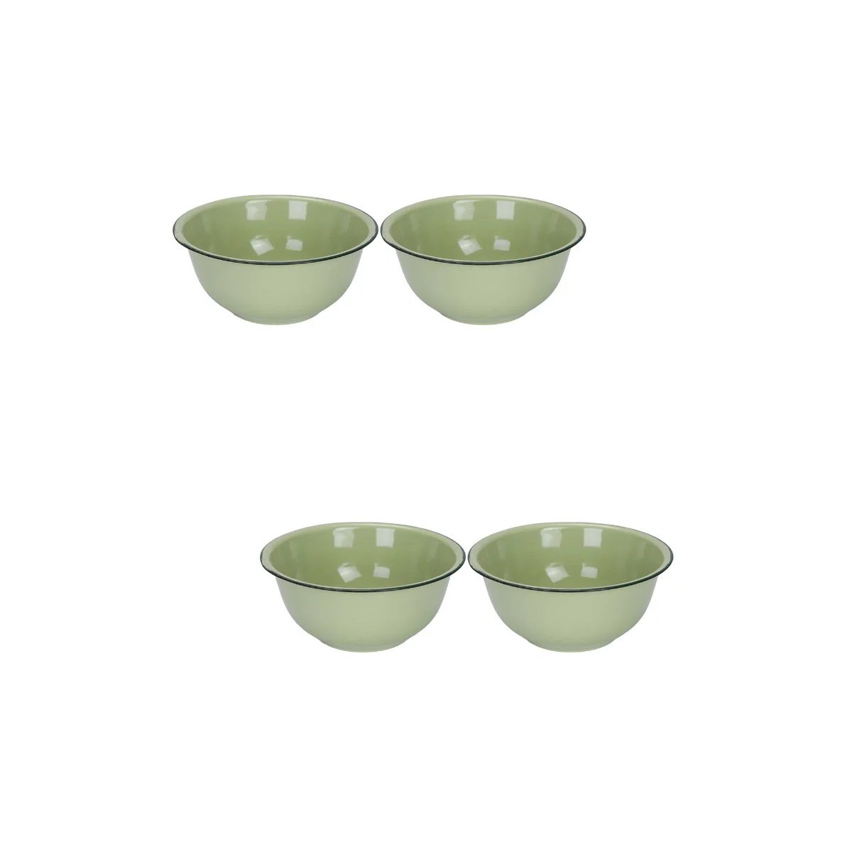 

Bowl Bowls Enamel Dinnerware Camping Soup Salad Ramen Round Noodle Set Cereal Pasta Enamelware Mug Style Sauce Lidpot Lard