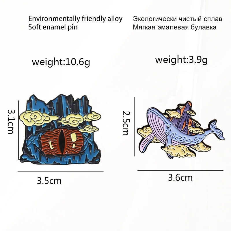 Сумка для рубашки с изображением акулы и Кита яркое ювелирное изделие подарок