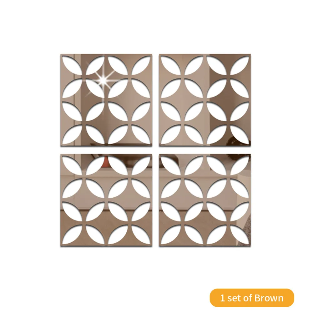 

Bedroom Dining Room Kitchen Office Mirror Wall Stickers Decal Tiles Multicolor Mural PS Board Room Art Bedroom