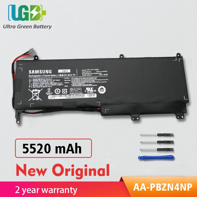 

UGB New Original AA-PBZN4NP Battery For Samsung 7 Slate XE700T1A XQ700T1A XE700T1C XQ700T1 BA43-00317A 5520mAh 7.4V 40Wh