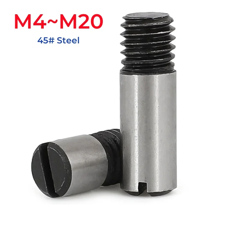 

M4 M5 M6 M8 M10 M12 M16 M20 GB878-1986 45 # Стальная внешняя резьба, твердый дюбель, штифт, шлицевая головка, позиционирующий вал