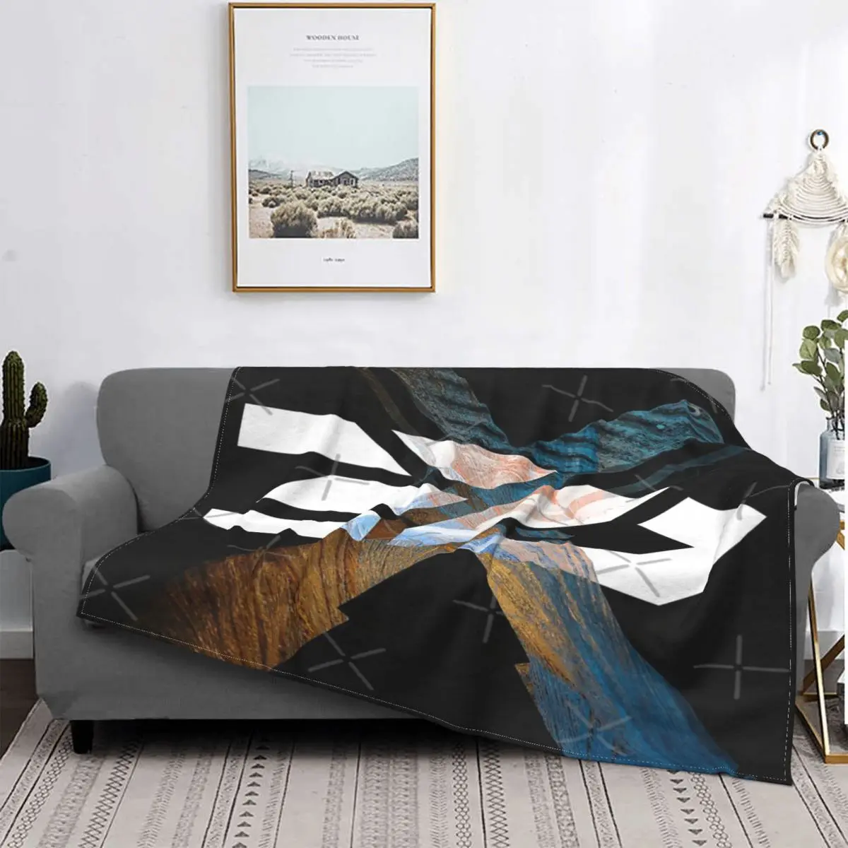 

Frfriends-álbum de ilustraciones, manta, colcha, cama, cubierta a cuadros, manta doble de Anime, toalla de playa de lujo