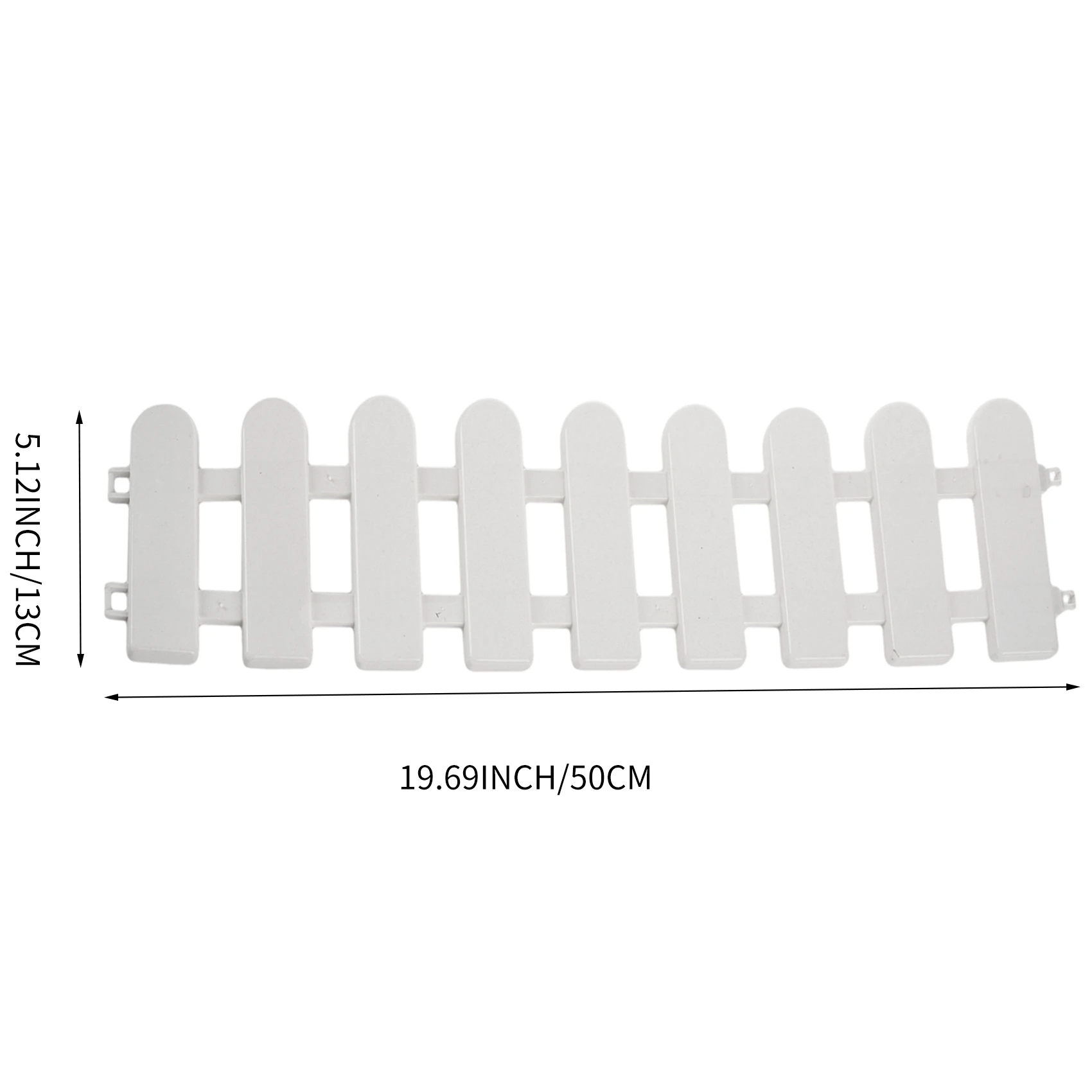 1 шт. 50x13 см белый пластиковый забор для деревьев внутренний садовый двора