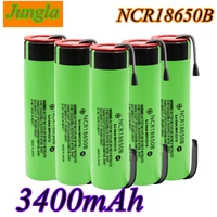 2020 new original 18650 battery ncr18650b 3 7v 3400mah 18650 lithium rechargeable battery welding nickel sheet batteries