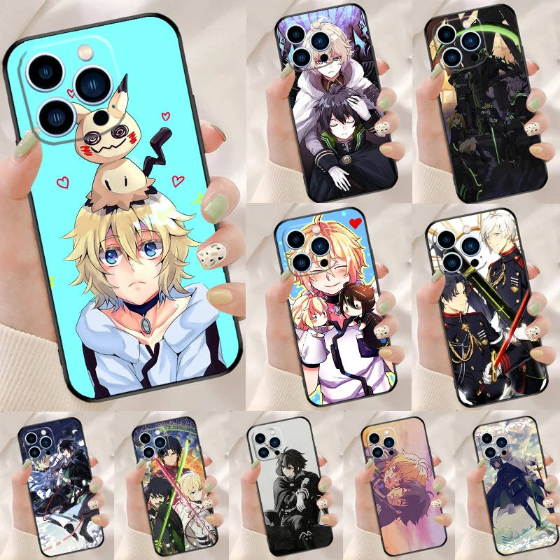 Чехол для телефона с аниме Owari no Seraph Of The End iPhone XR X XS Max 7 8 Plus SE2 11 12 13 Pro MAX |