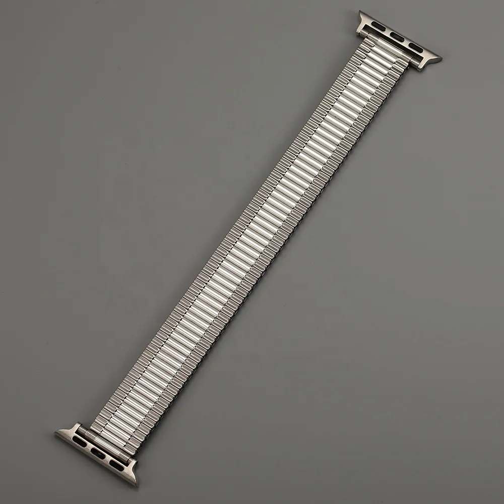 Black Silver Gold 16mm To 22MM Twist-O-Flex Stainless Steel Stretch Watch Strap Bracelet Fit For Smart Watch enlarge