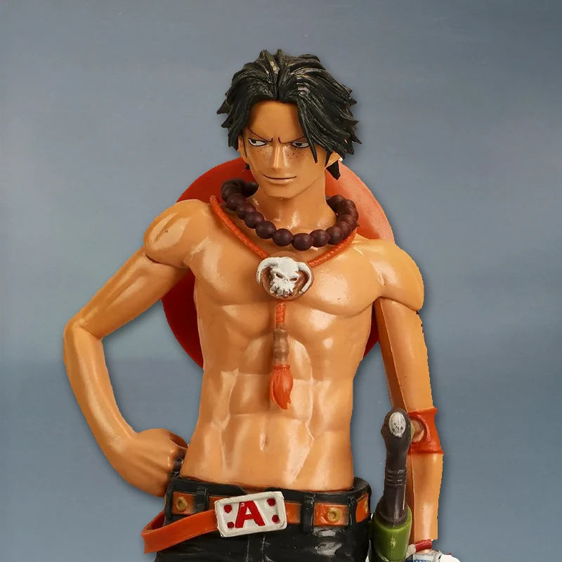 

Слитная аниме статуя огненный кулак поргаз · D · Ace Luffy Brother игрушки персонаж аниме Коллекционные Фигурки ПВХ Модель игрушка