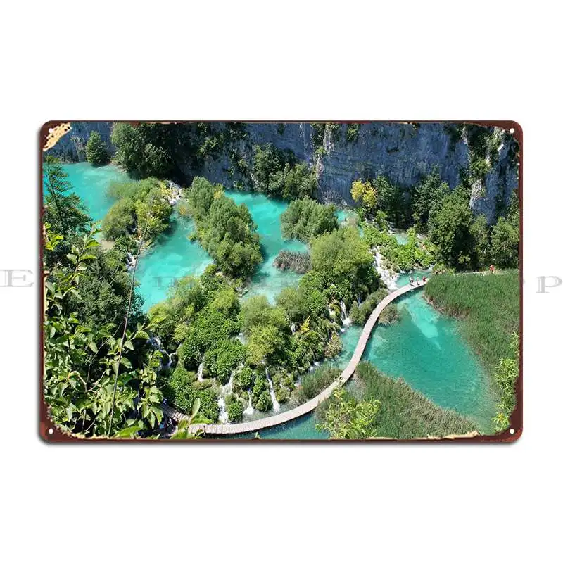 

Маленький металлический настенный плакат «Водопад»