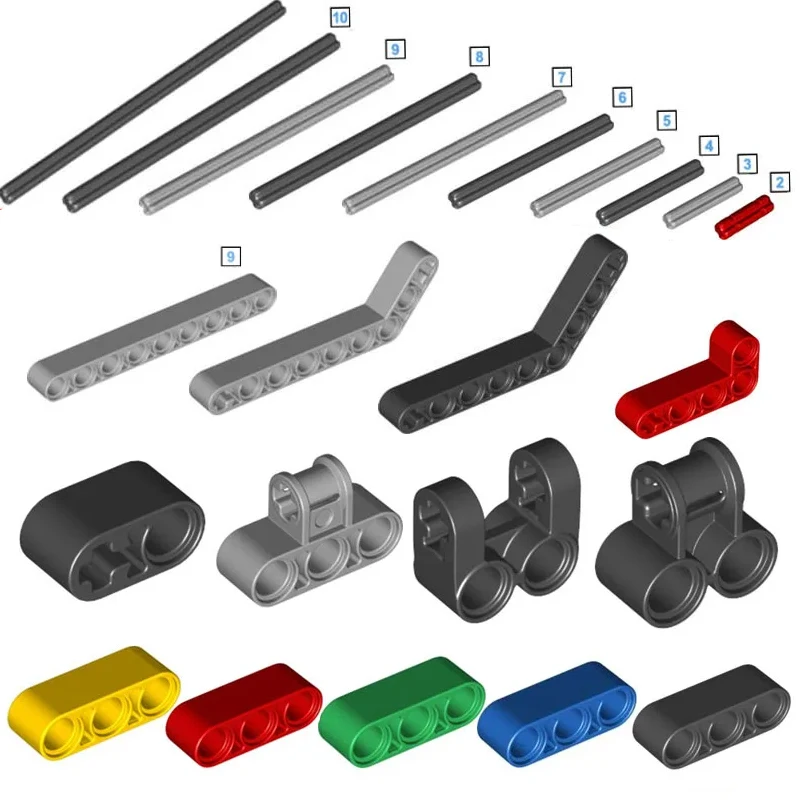 Новый технический кирпич, подходит для робота EV3 45544, набор сердечников, конструкторные блоки, колеса, шины, детали кабеля, разъемы 9898, игрушка Новый технический кирпич, подходит для робота EV3 45544, набор сердечников, конструкторные блоки, колеса, шины, детали кабеля, разъемы 9898, игрушка