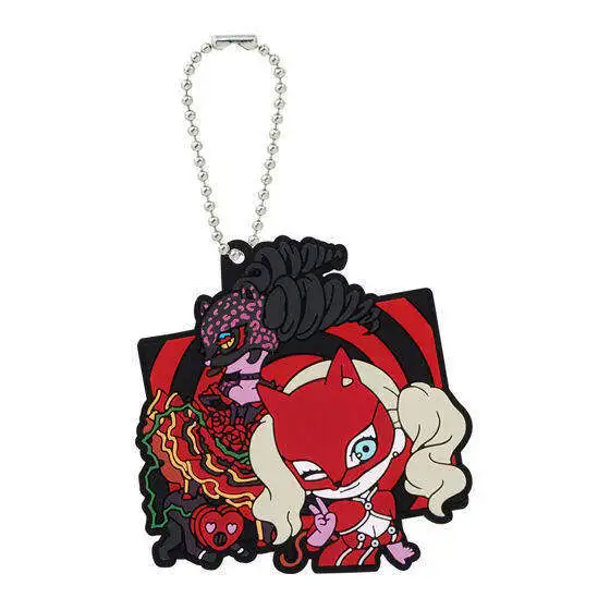 Набор резиновых брелоков Bandai Persona 5 Royal: Джокер, Моргана, Рюдзи Сакамото, Энн Такамаки. Игрушка-подарок. (art.: 3920d8369cd7e) - 3920d8369cd7e