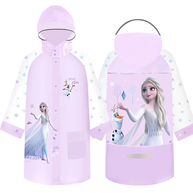

Детский плащ-пончо Disney Эльза фиолетовый