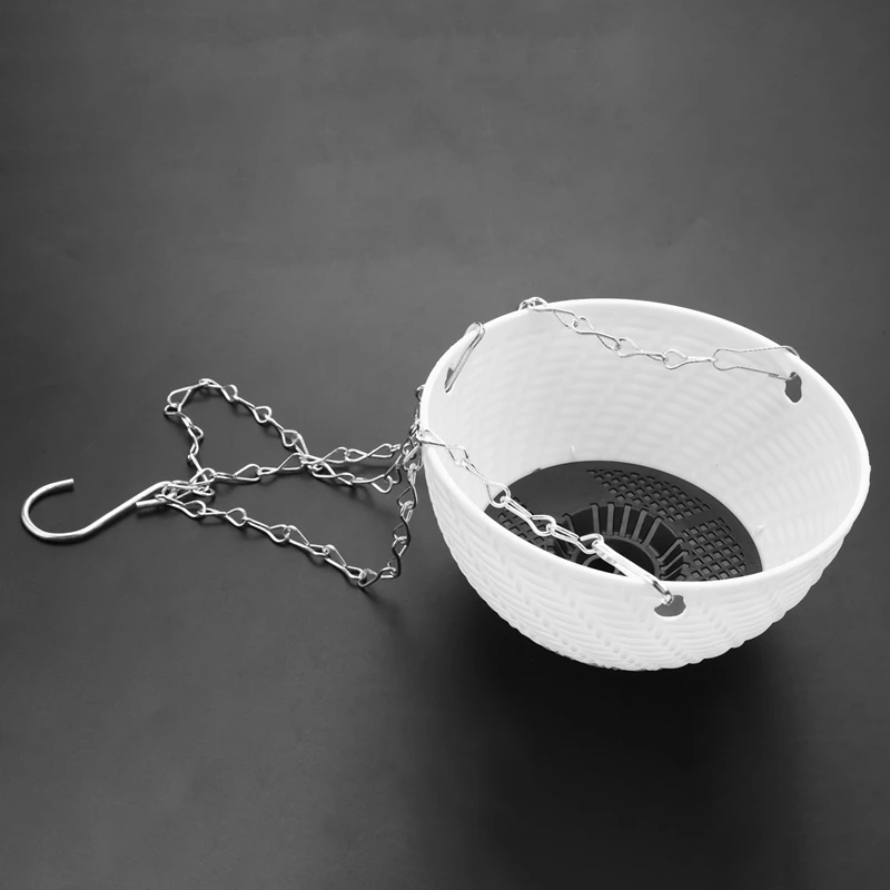 Акция! 10 шт. круглые пластиковые подвесные горшки для цветов 16 х10 см |