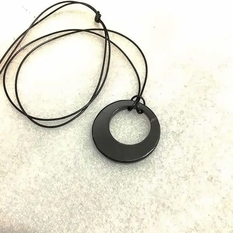 Оптовая продажа 1 шт. ожерелье с бусинами из российского шунгита исцеляющая