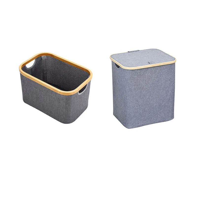 

Foldable Laundry Basket With Lid With Handle Large Dirty Clothes/Toys/Debris Multifunction Storage Basket