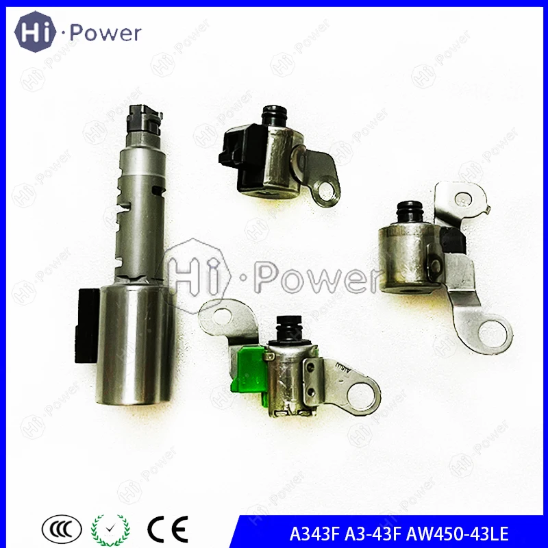 

4 шт. AW450-43LE A3-43F A343F A340E AW-4, A340F, A340H 35290-34010 Соленоид автоматической коробки передач A340E-F для Toyota Prado 3400