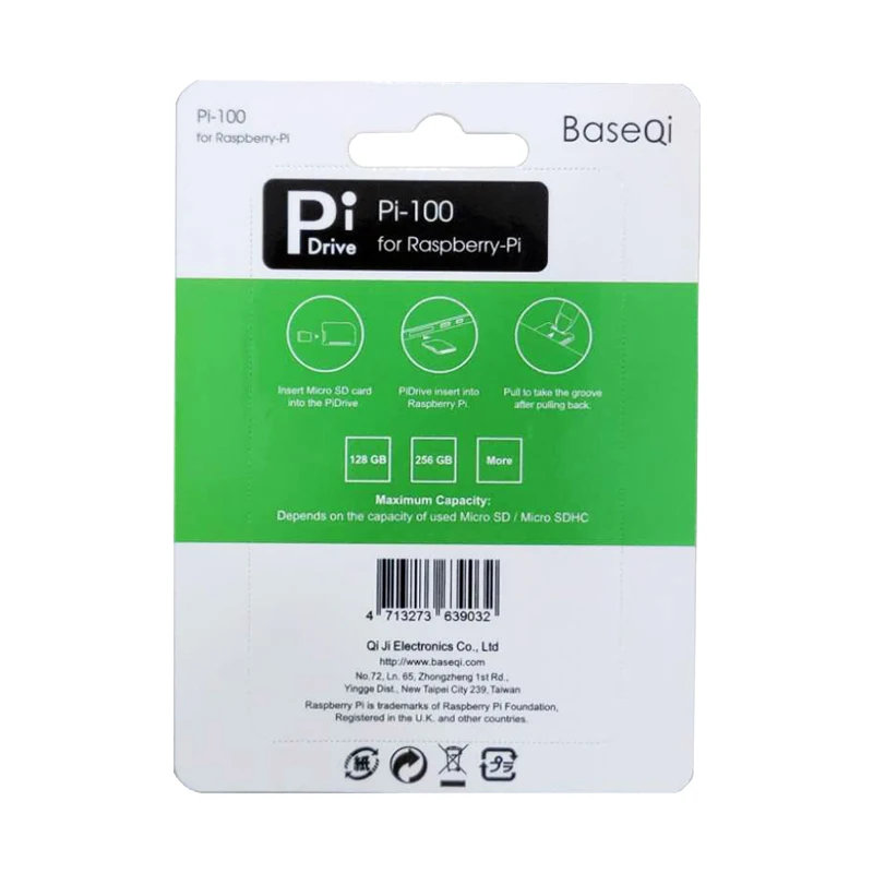 BaseQi добавьте пространство для хранения для адаптера карты памяти Raspberry Pi Micro SDTF к SD, пластиковое устройство для чтения карт памяти (art.: 3920d3484e9fe) - 3920d3484e9fe