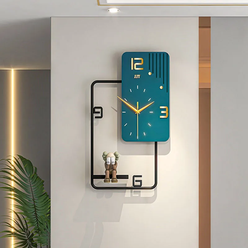 

Large luxury Wall Clocks Living Desk Large Unique Metal Wall Clocks Modern Bathroom Xenomorph Reloj Pared Living Room TY140YH