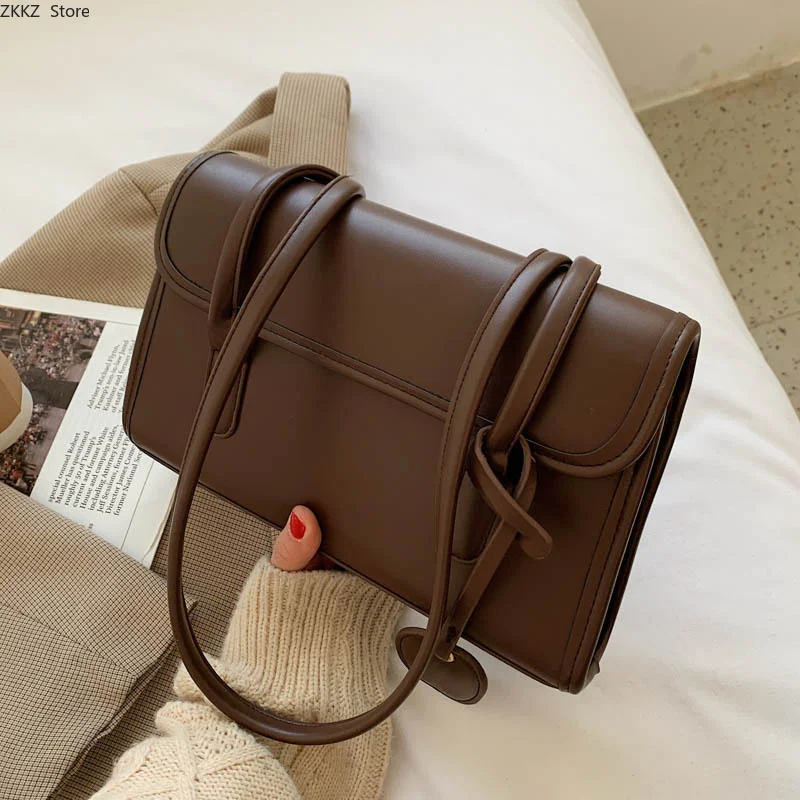 

Minority Design Popular Shoulder Bag 2023 New Trend Simplicity Underarm Pouch Ins Wind Crossbody PU Leather Bag for Women