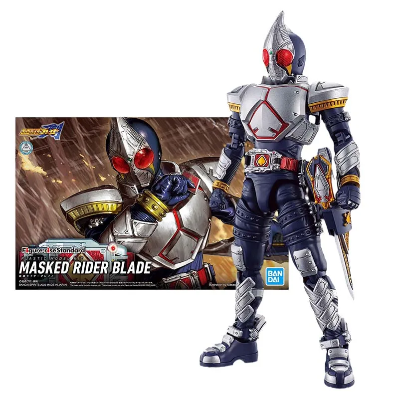 

Фигурка Bandai Kamen Rider для мальчиков, оригинальная Аниме Фигурка со стандартным лезвием, из коллекции, экшн-фигурка для мальчиков