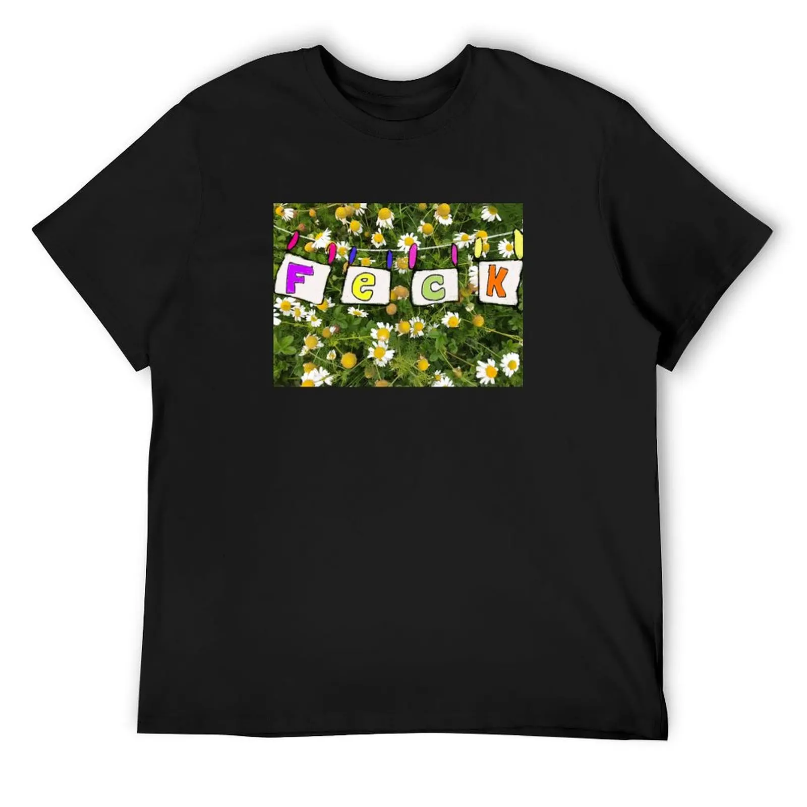 FECK - Футболка Flower Collection с аниме-фигурками быстросохнущие дизайнерские рубашки