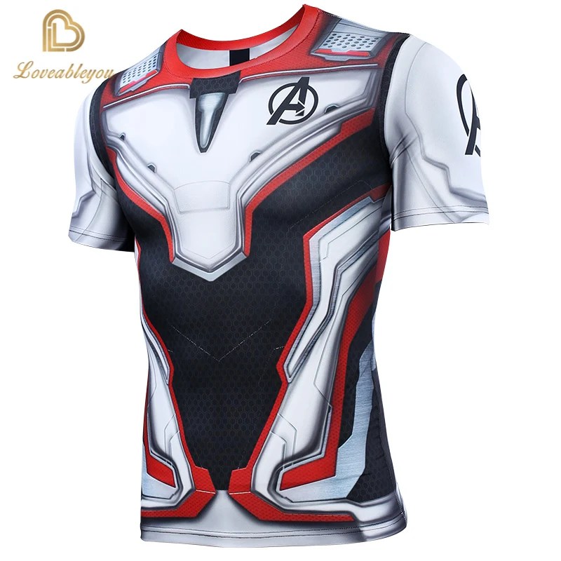 

XXS-4XL 3D Printed T Shirts Men Compression Shirt Cosplay Costume Clothing Sport Quick Dry Fitness Short Sleeve Summer Tops Male