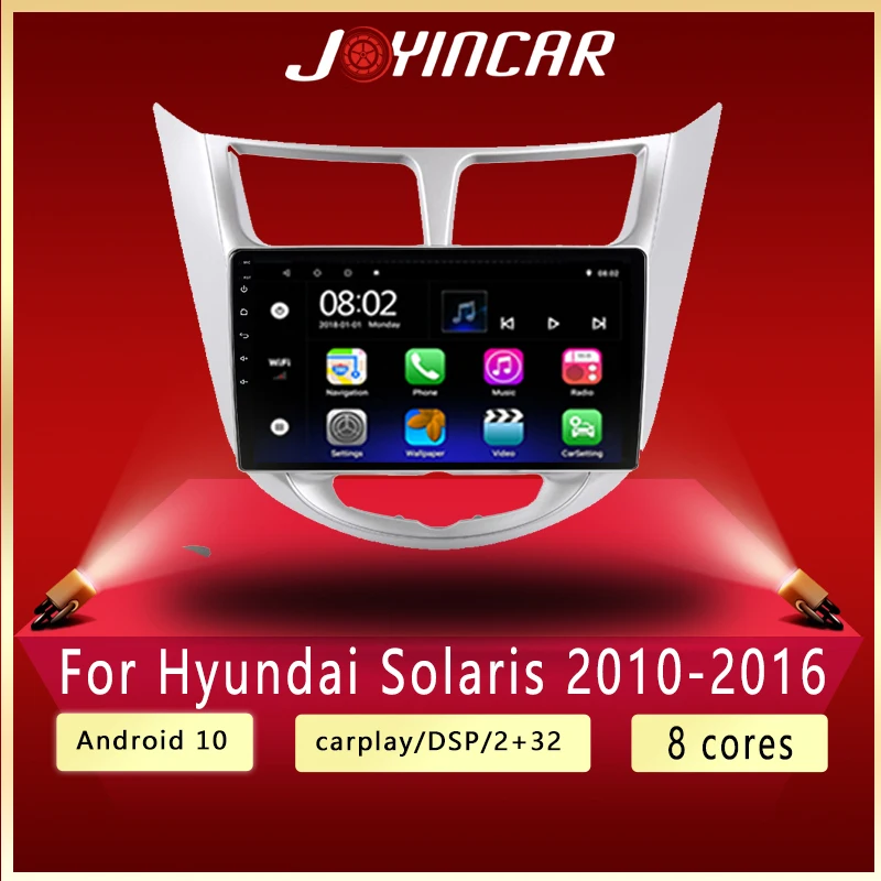 

Android 10 Car Radio For Hyundai Solaris Verna Accent i25 2010-2016 Multimedia Player 2 Din GPS DSP RDS Navigation Carplay Video