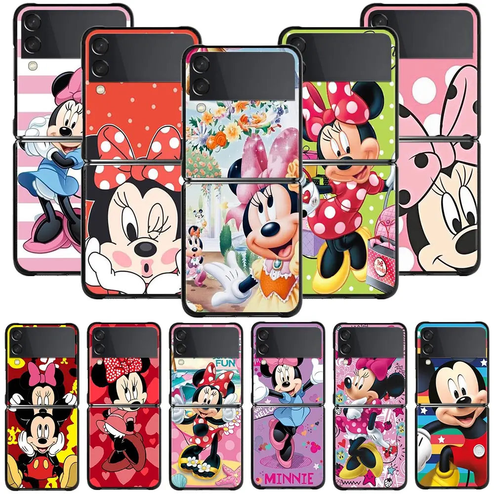 

Phone Case For Samsung Galaxy Z Flip3 5G Smartphone Cover For Samsung ZFlip 3 z flip ZF3 PC Hard Coque Mickey Mouse