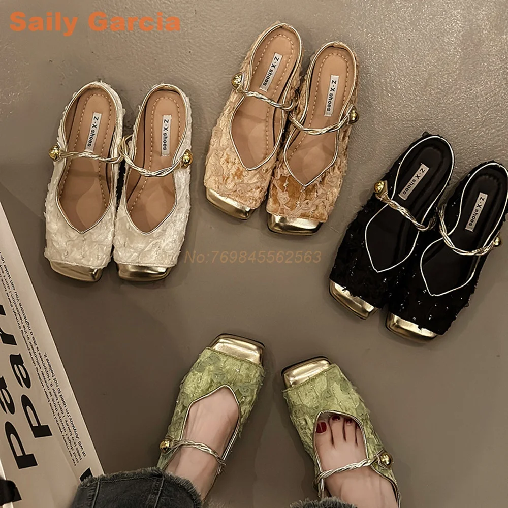 Женские туфли-лодочки с квадратным носком на мягкой подошве