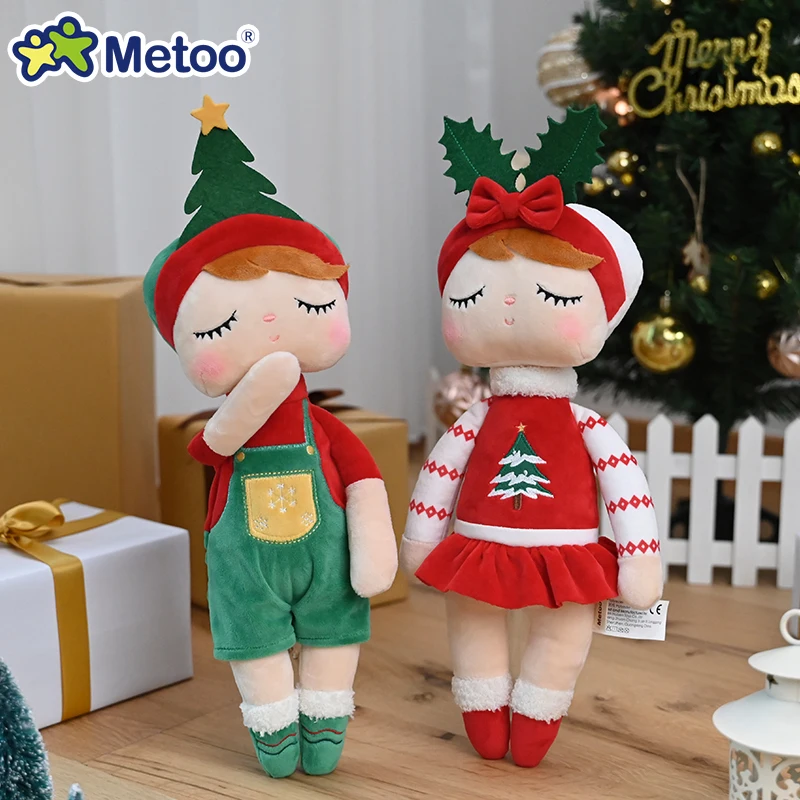 

Metoo Original Doll Plush Toys For Girls Baby Kawaii Deer Dolls Soft Stuffed Animals For Kids Children Christmas Birthday Gift