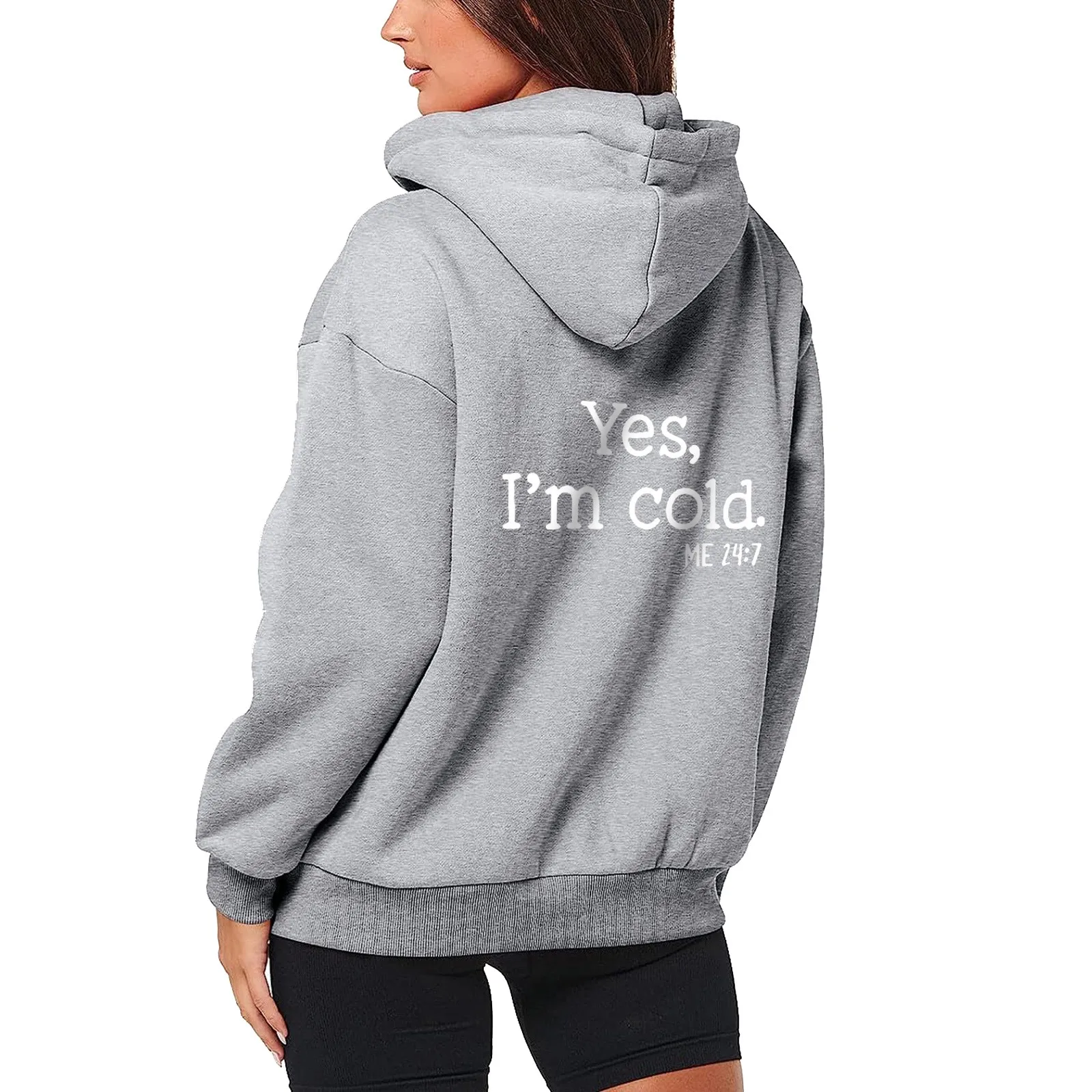 

Zipper Sweater Dress Womens Oversized Zip Up Letter Print Drawstring Hoodies Sweatshirts With Pockets Teen over Sized Hoodie