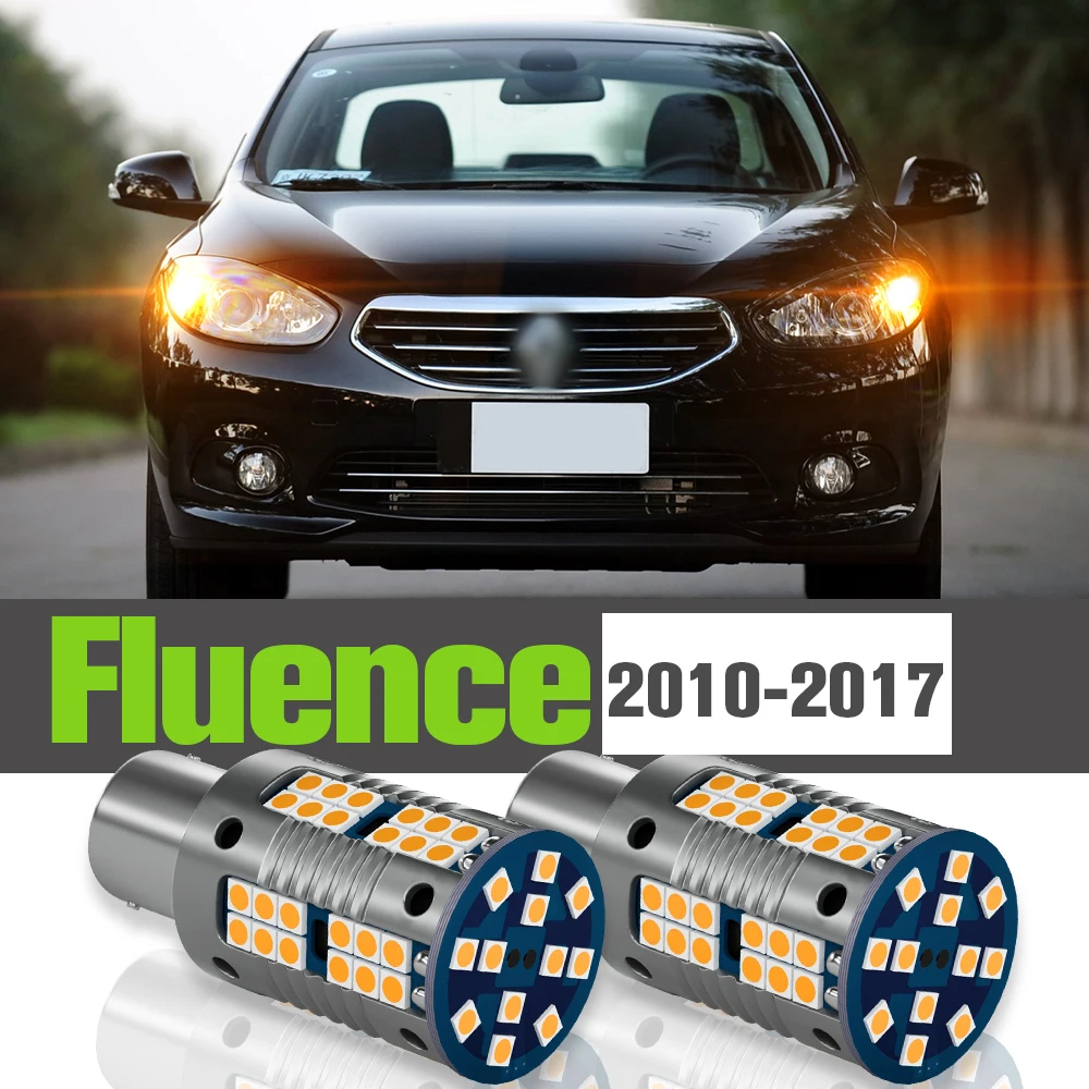 

2x LED Turn Signal Light Accessories Lamp For Renault Fluence 2010 2011 2012 2013 2014 2015 2016 2017