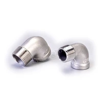 18 14 38 12 34 1 tube fitting connectors male and female thread street elbow 90 degree angled stainless steel coupler