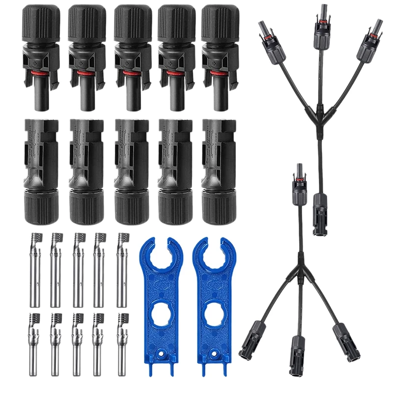 

Solar Y Branch Connectors Y Type 1 Way 3-PV Connector (M/FFF & F/MMM) PV Connector PV Connector Wrench