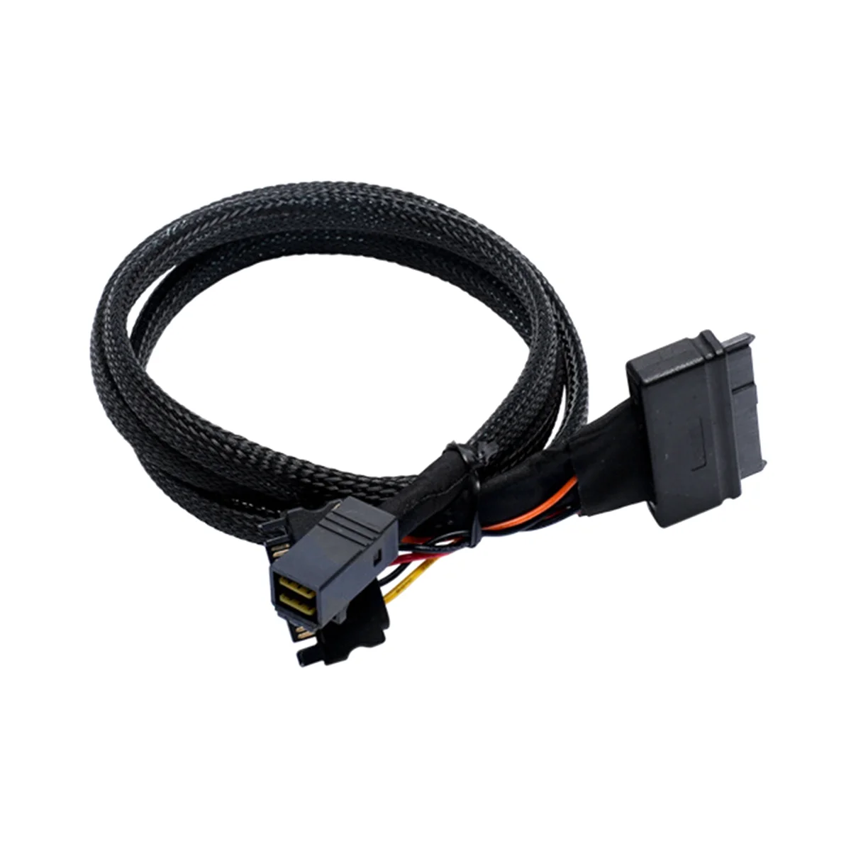 Mini SAS SFF8643 U.2 до 8639 + 15PIN кабель питания NVMe кабель для передачи данных SFF8643 к кабелю SFF8639
