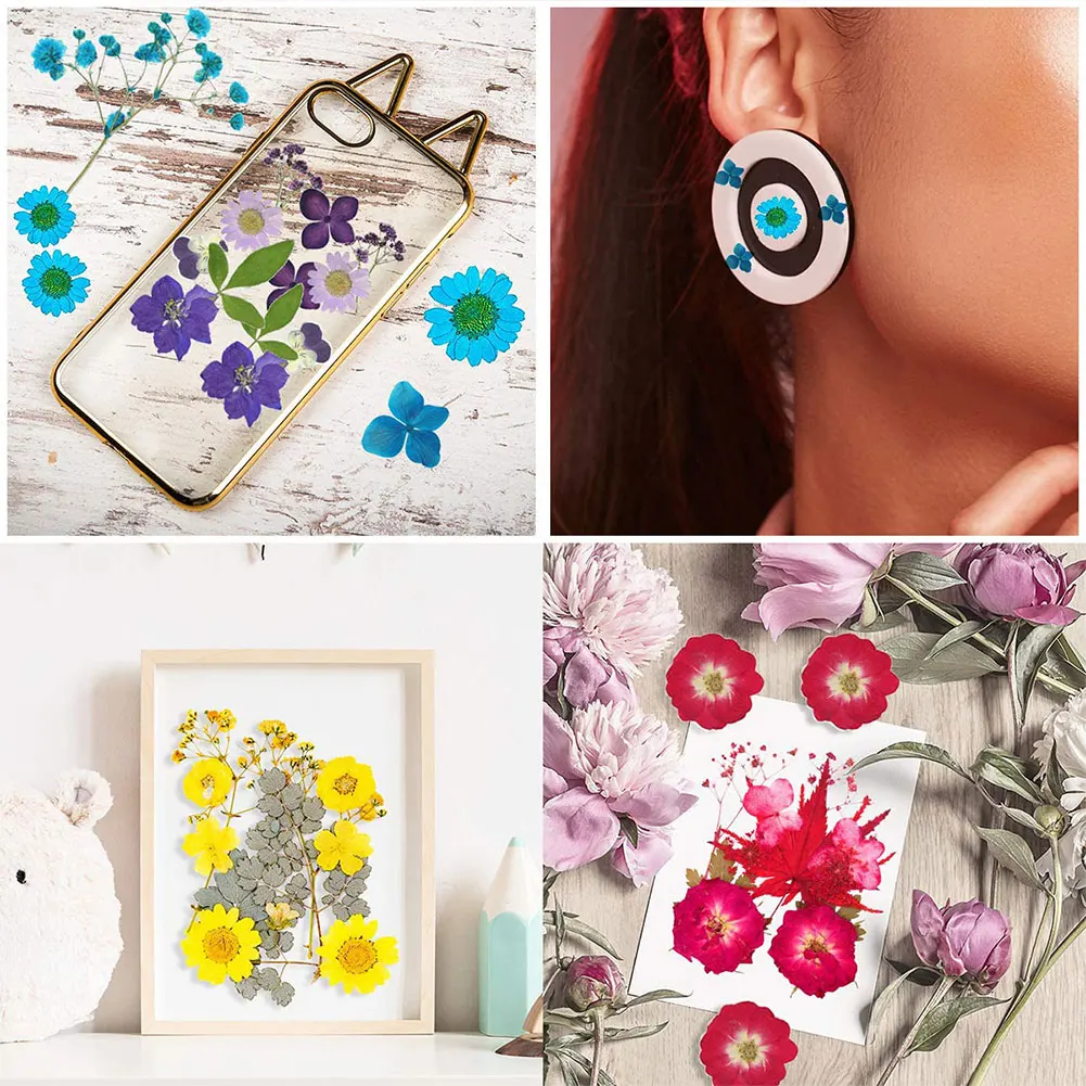 сухоцветы для декора эпоксидная смола Сушеные цветы 1 пакет Натуральные сушеные